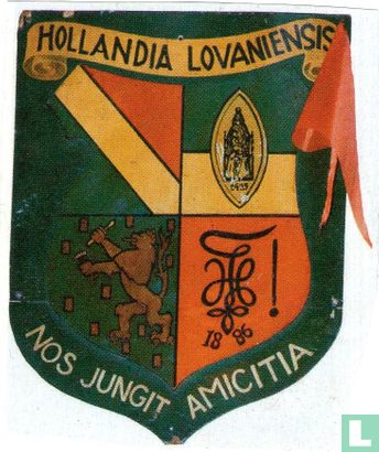 Hollandia Lovaniensis Nos Jungit Amicitia 1886
