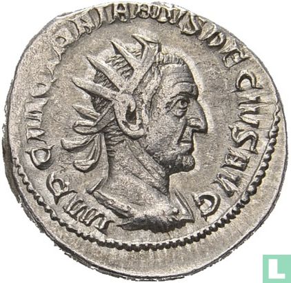 Roman Imperial Antoninianus of Emperor Trajan Decius 250-251 AD.  - Image 1