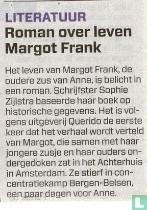 Roman over leven Margot Frank