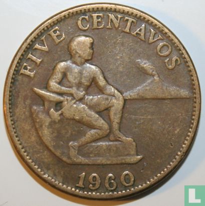 Philippines 5 centavos 1960 - Image 1