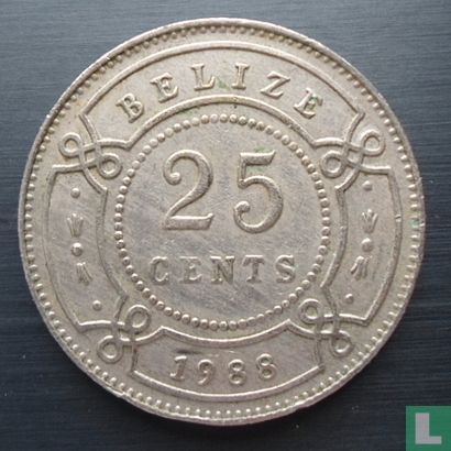 Belize 25 Cent 1988 - Bild 1