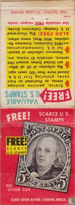 Free - scarce U.S. stamps - Afbeelding 1