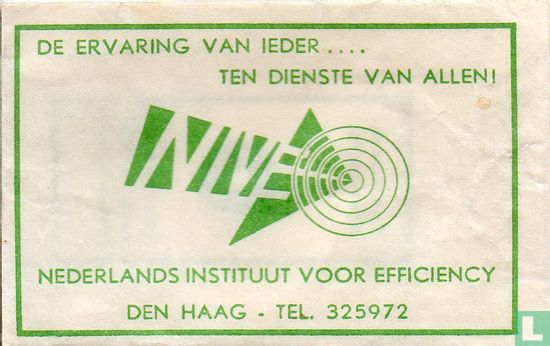 Nive - Nederlands Instituut voor Efficiency - Afbeelding 1