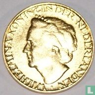 Nederland 1 cent 1948 verguld - Afbeelding 2