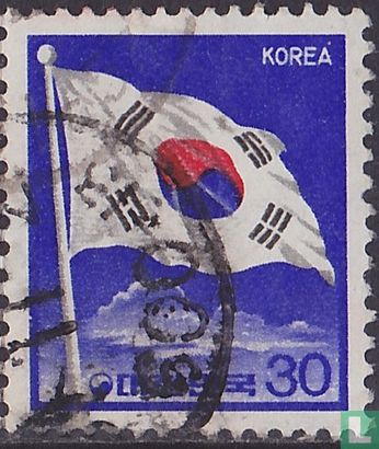 Nationale vlag van Zuid-Korea
