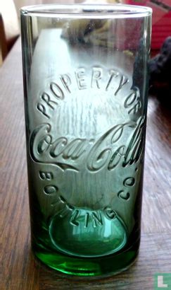 Coca-Cola Glas blank-groen - Image 1