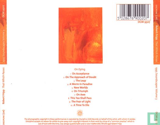  That Which Passes: 1995 Soundscapes Volume III  - Image 2