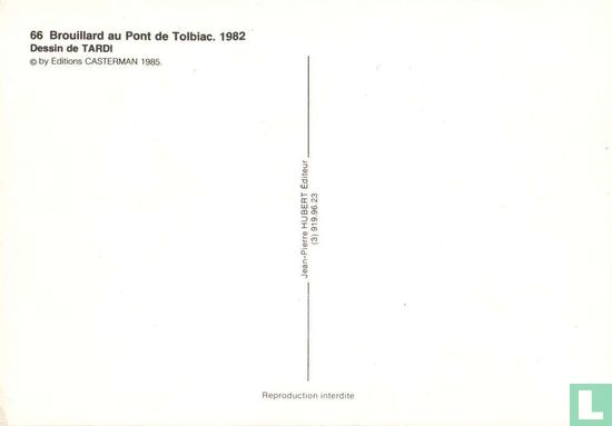 Casterman 66: Brouillard au Pont de Tolbiac. 1982 - Afbeelding 2