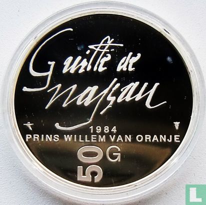 Pays-Bas 50 gulden 1984 (BE) "400th anniversary Death of William of Orange" - Image 1