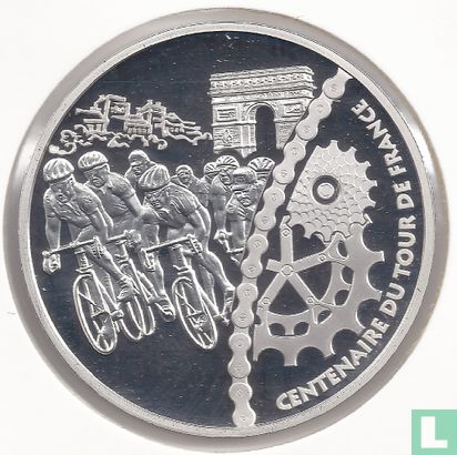 France 1½ euro 2003 (BE) "100th Anniversary of the Tour de France - Finish line on the Champs-Élysées" - Image 2