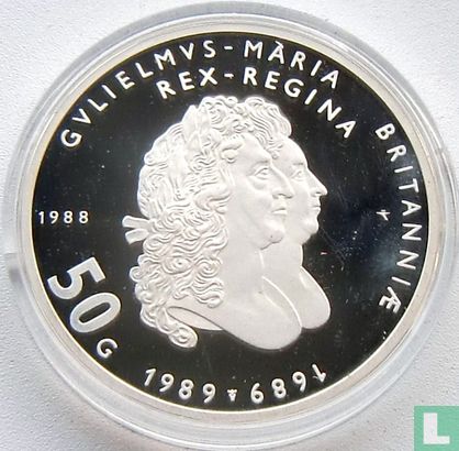 Pays-Bas 50 gulden 1988 (BE) "300th anniversary Accession of King William and Queen Mary" - Image 1