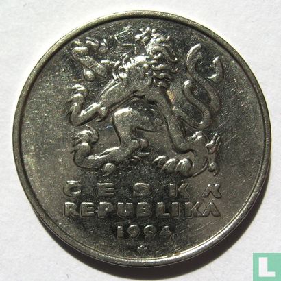 République tchèque 5 korun 1994 (feuille) - Image 1