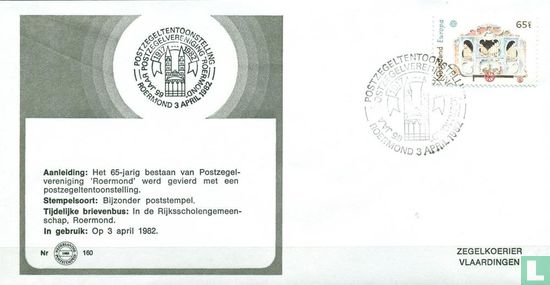 65 years of postzegelvereniging Roermond