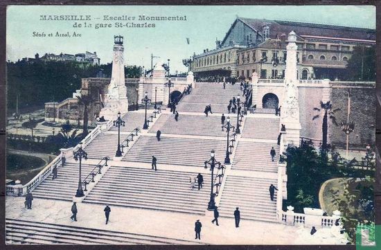 Marseille, Escalier Monumental de la Gare St-Charles