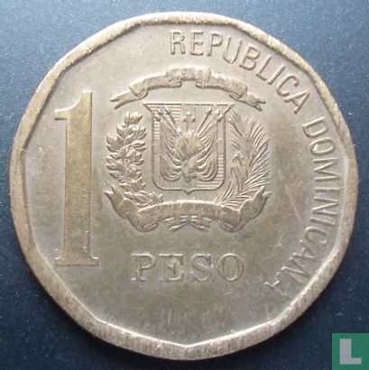 Dominikanische Republik 1 Peso 2008 (Messing) - Bild 2