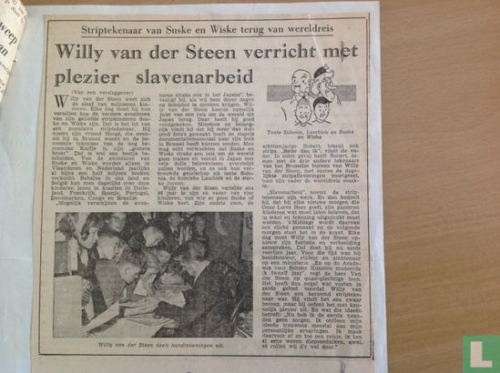Willy van der Steen verricht met plezier slavenarbeid