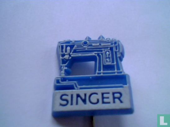 Singer [white on blue]