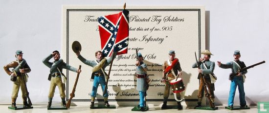 Confederate Infantry (action poses) - Afbeelding 1