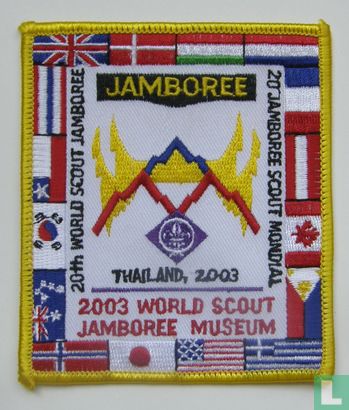 2003 World Scout Jamboree Museum - 20th World Jamboree (yellow border)