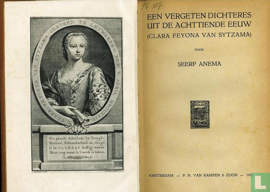 Een vergeten dichteres uit de achttiende eeuw (Clara Feyona van Sytzama) - Image 3
