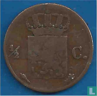 Netherlands ½ cent 1826 (caduceus) - Image 2