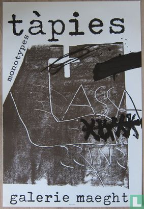 Antoni Tapies - Monotypes affiche