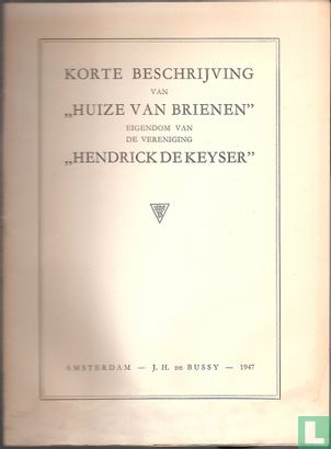 Korte beschrijving van ,,Huize Van Brienen'' - Image 1