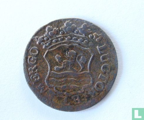 Zealand 1 duit 1754 (misstrike) - Image 2