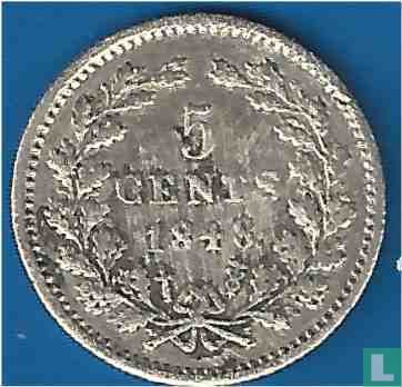 Pays-Bas 5 cents 1848 - Image 1