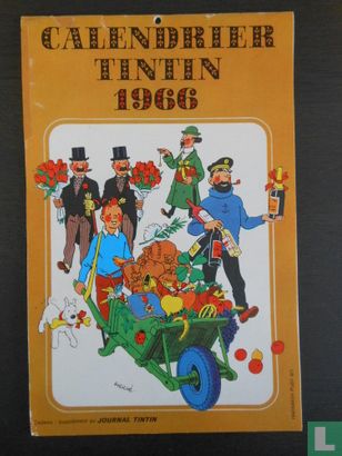 Calendrier de bureau 2024 Tintin