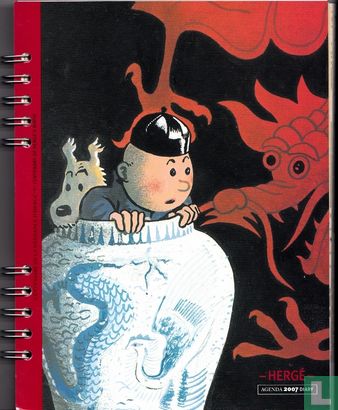 Hergé agenda 2007 Diary - Image 1