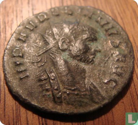 Romeinse Rijk, AE Antoninianus, 270-275 AD, Aurelianus, Medionalum - Afbeelding 1