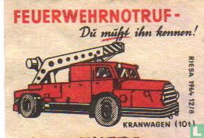 Feuerwehrnotruf - Kranwagen (10t)