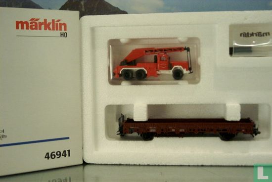 brandweer-kraanwagen op Märklin wagon - Bild 3