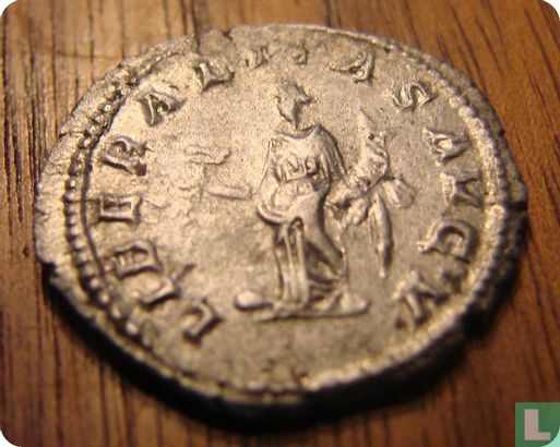 Romeinse Rijk, AR Denarius, 209-212 AD, Geta, Rome - Afbeelding 2