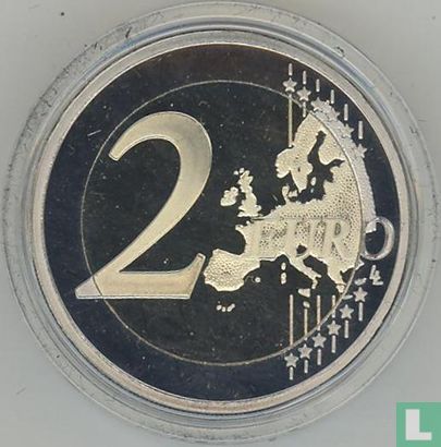 Nederland 2 euro 2013 (PROOF) "Abdication of Queen Beatrix and Willem-Alexander's accession to the throne" - Afbeelding 2