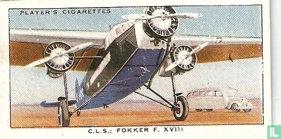 C.L.S. : Fokker F. XVIII  - Image 1