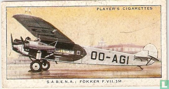S.A.B.E.N.A. ; Fokker F.VII/3M - Image 1
