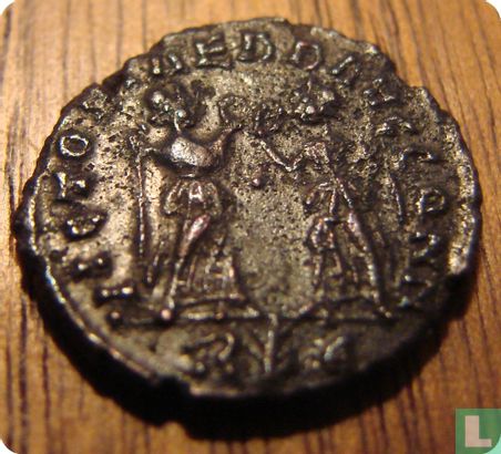 Romeinse Rijk, AE Kleinfollis, 347-348 AD, Constans, Rome - Bild 2