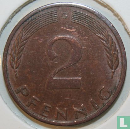 Duitsland 2 pfennig 1973 (G) - Afbeelding 2