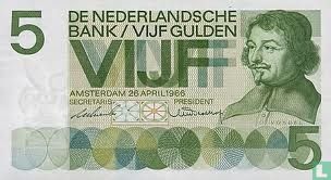 Netherlands 5 guilders (PL22.b) - Image 1
