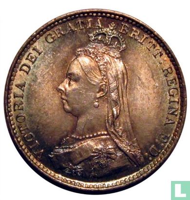 Verenigd Koninkrijk 3 pence 1887 (type 2) - Afbeelding 2