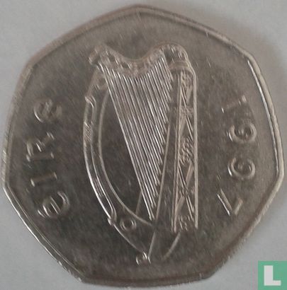 Ierland 50 pence 1997 - Afbeelding 1