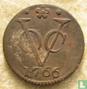 VOC 1 duit 1766 (Holland) - Afbeelding 1