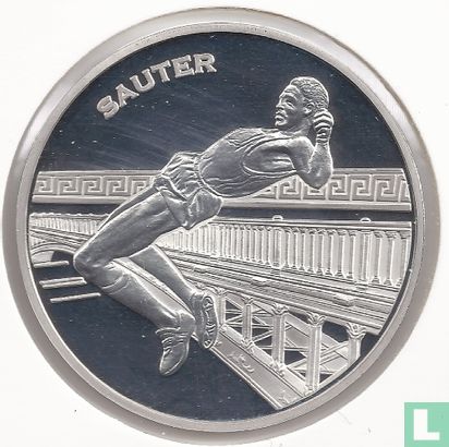 Frankrijk 1½ euro 2003 (PROOF) "Athletics World Championships in Paris - Jump" - Afbeelding 2