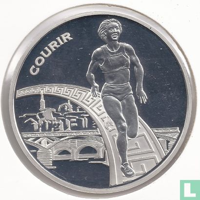 Frankrijk 1½ euro 2003 (PROOF) "Athletics World Championships in Paris - Run" - Afbeelding 2