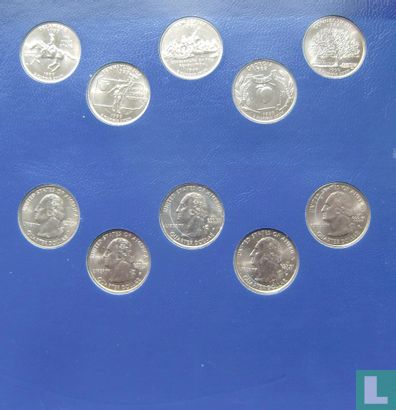 Verenigde Staten jaarset 1999 "50 state quarters" - Afbeelding 2