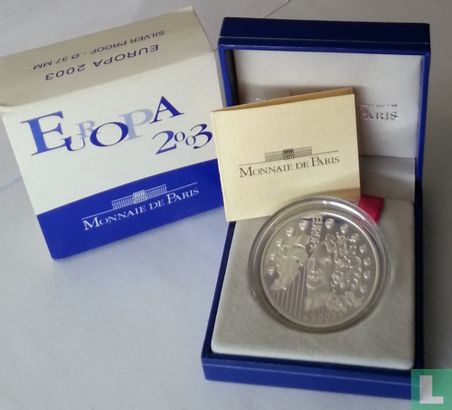 Frankrijk 1½ euro 2003 (PROOF) "First anniversary of the euro" - Afbeelding 3