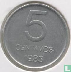Argentinië 5 centavos 1983 - Afbeelding 1