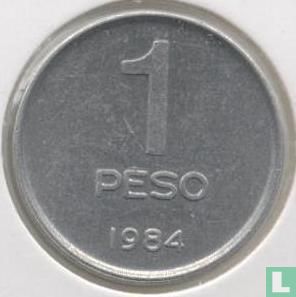 Argentinië 1 peso 1984 - Afbeelding 1